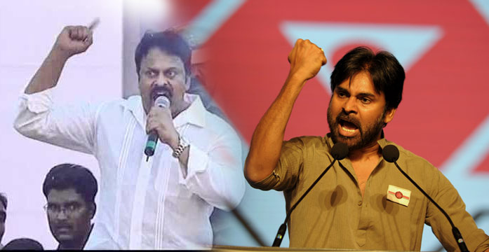 pawan kalyan,chiranjeevi,prajarajyam party,janasena party  చిరు చేసిన తప్పు పవన్‌ చేస్తాడా...?